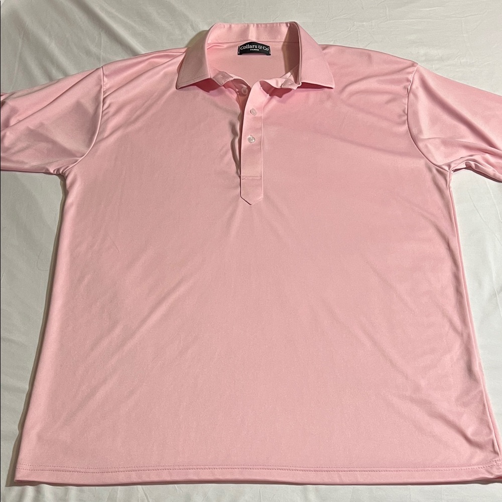Classic Pink Polo Shirt for Men